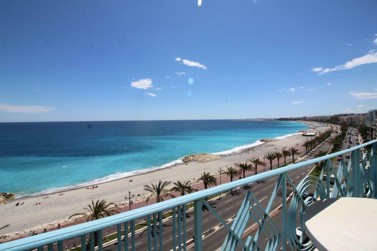 Nice Booking - Electra Vue Mer Balcon Dernier Etage Exterior foto